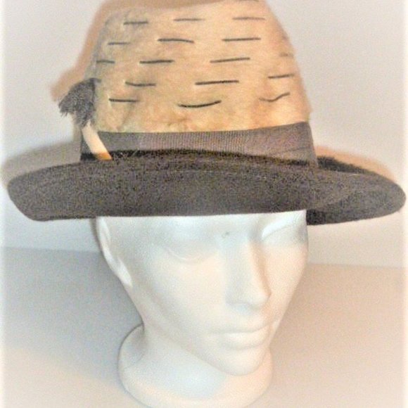 ST6IN Jacqueline Original Woman's HAT Felt Hat Union Label Toronto Canada - Picture 2 of 7